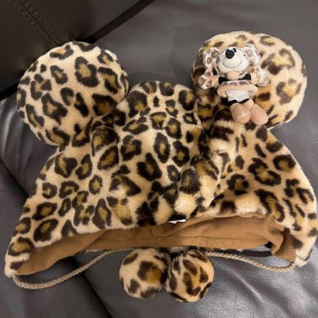 ディズニー ヒョウ柄 ファンキャップ