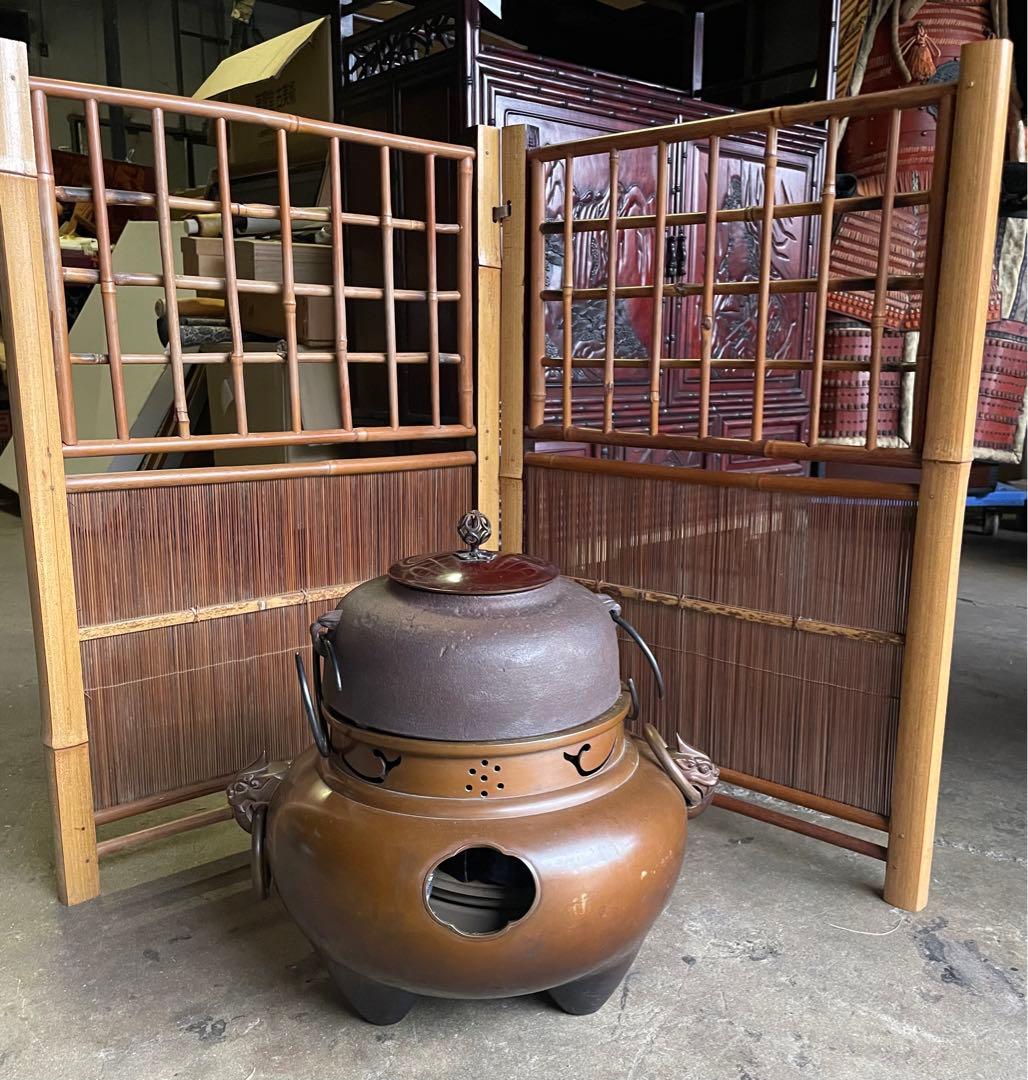 香盆 木製 平田秋義(秋平)作