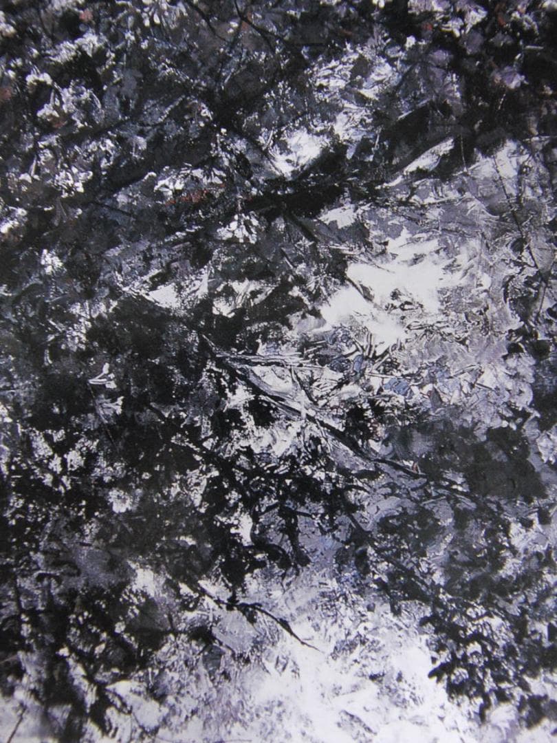 やち美保子、【山桜 II】、希少な額装用画集より、新品額装付