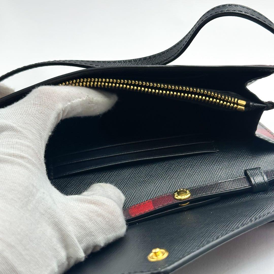 プラダサ フィアーノレザー ショルダー ウォレット 1559