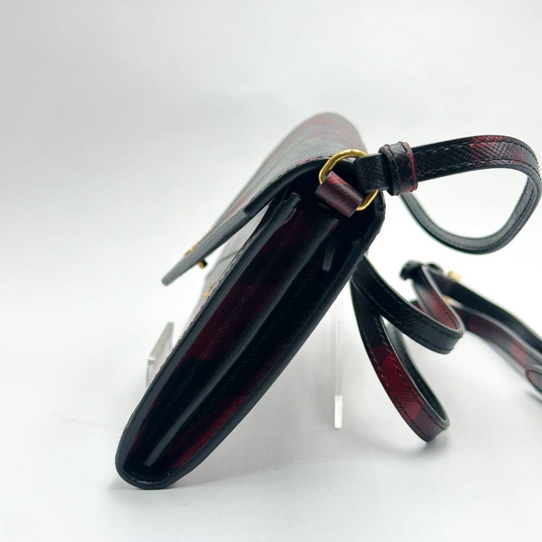 プラダサ フィアーノレザー ショルダー ウォレット 1559