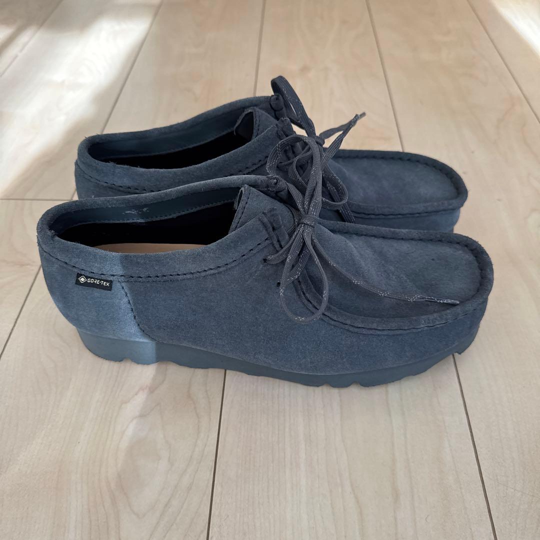 【25.5cm】クラークス ワラビー GORE-TEX ダークグレー