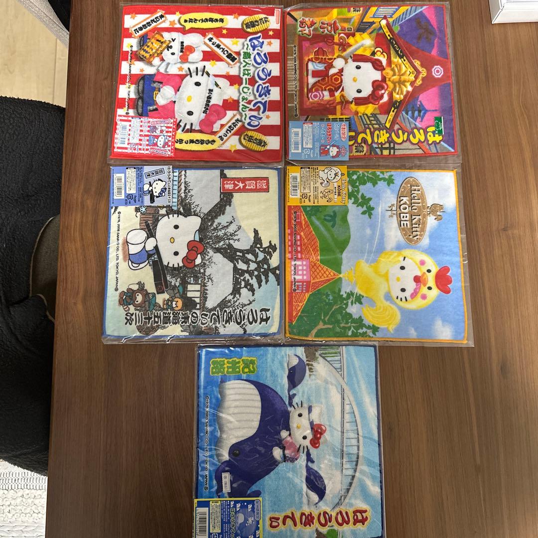 Hello Kitty ハローキティ　観光名所ハンカチセット