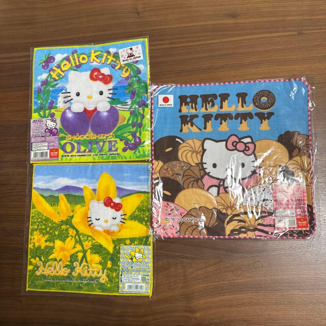 Hello Kitty ハローキティ　観光名所ハンカチセット