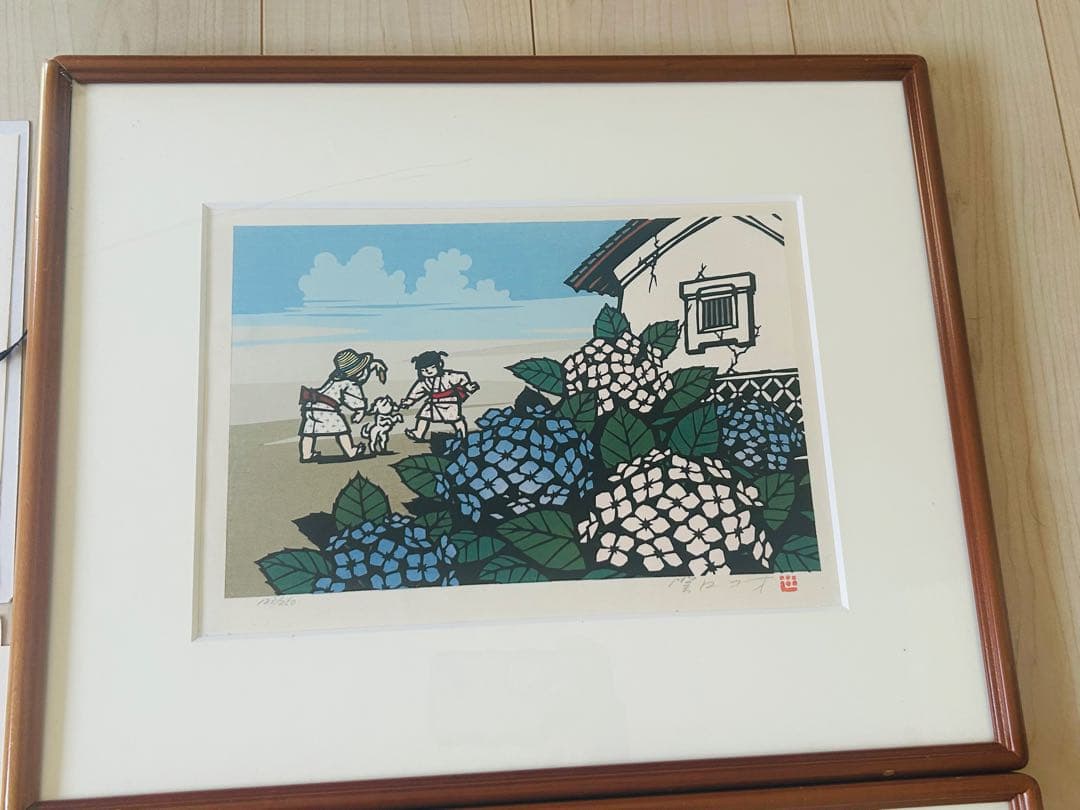 め*ん様 関口コオ オリジナル版画 限定250部 春夏秋冬 ４種 保証書