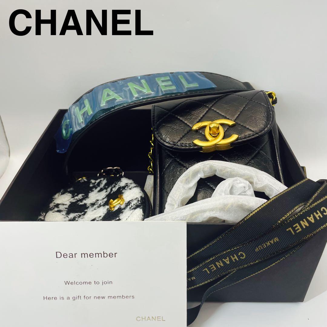 新品未使用品♡CHANEL✨シャネル ノベルティ スマホショルダー ミニバッグ