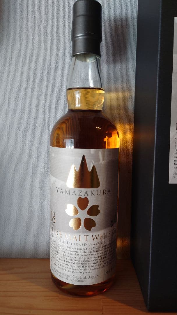 山桜 18年 笹の川酒造 ピュアモルトウィスキー