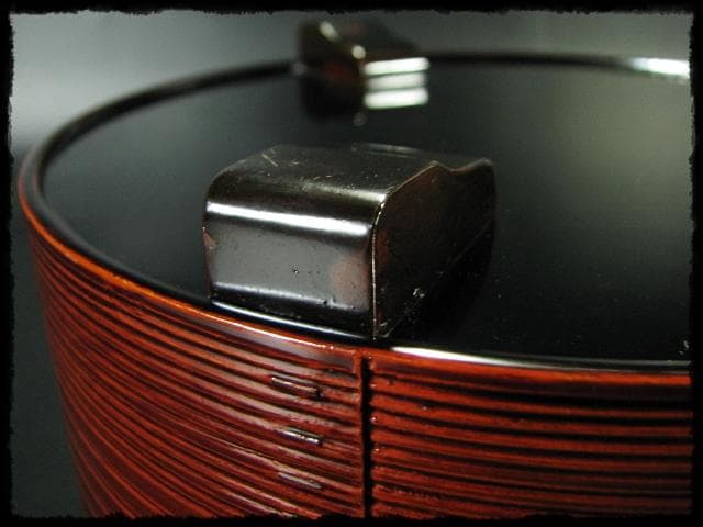 玄々斎好 浦千鳥 銀富士 金具 水指 久世宗博 茶道具 f145