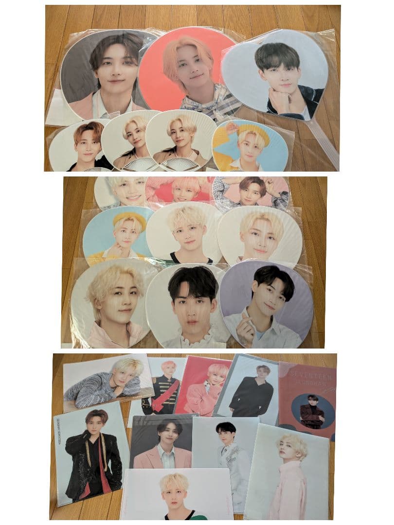 SEVENTEEN うちわ クリアファイル まとめ売りジョンハンJEONGHAN