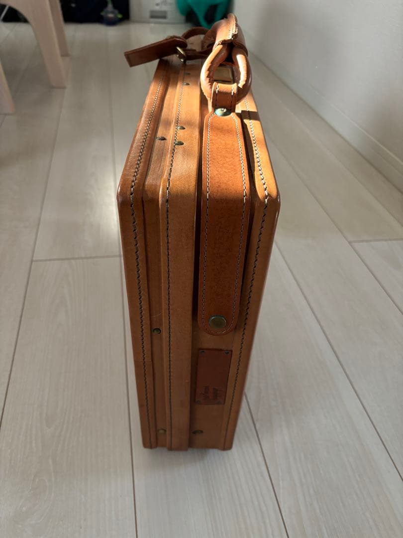 鍵が開かない！！hartmann レザー ビジネスバッグ ブラウン