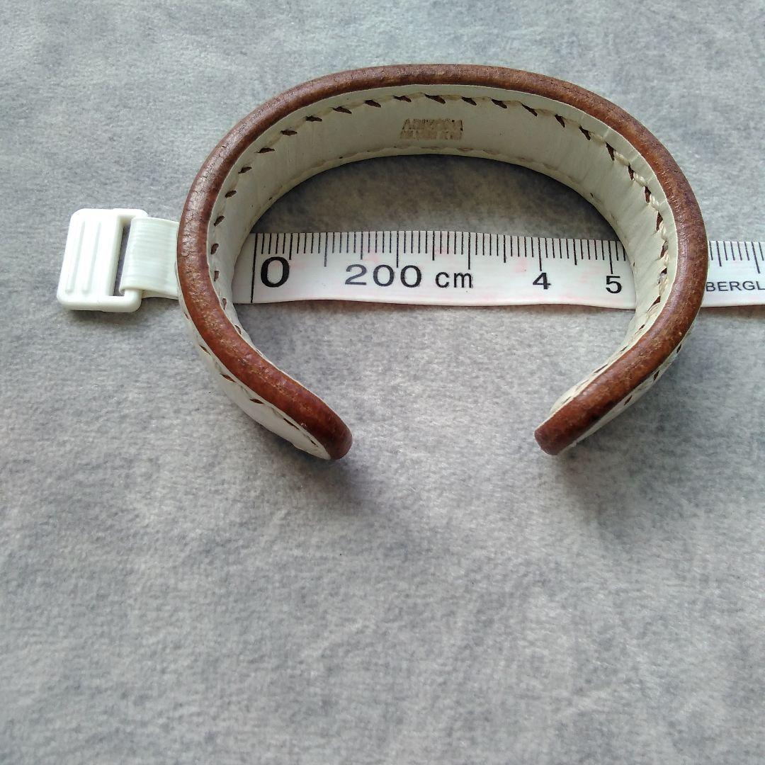 アリゾナフリーダム Arizonafreedom ホワイトレザーバングル K18