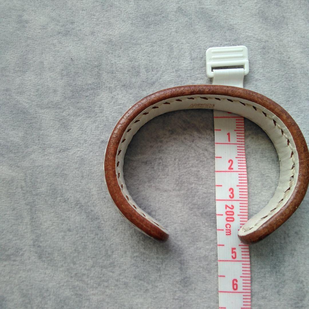 アリゾナフリーダム Arizonafreedom ホワイトレザーバングル K18