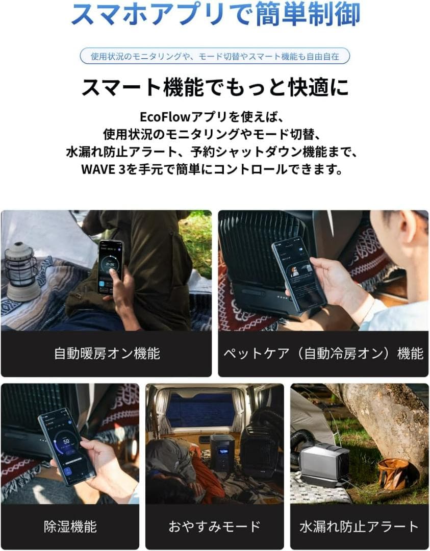 新品 EcoFlow WAVE 3 ポータブルエアコン 冷房暖房