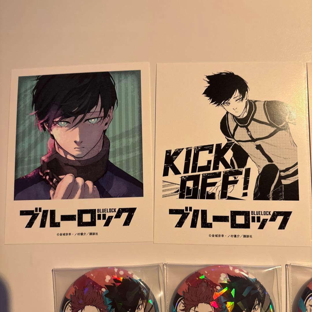 ブルーロック　缶バッジ　フォトカード