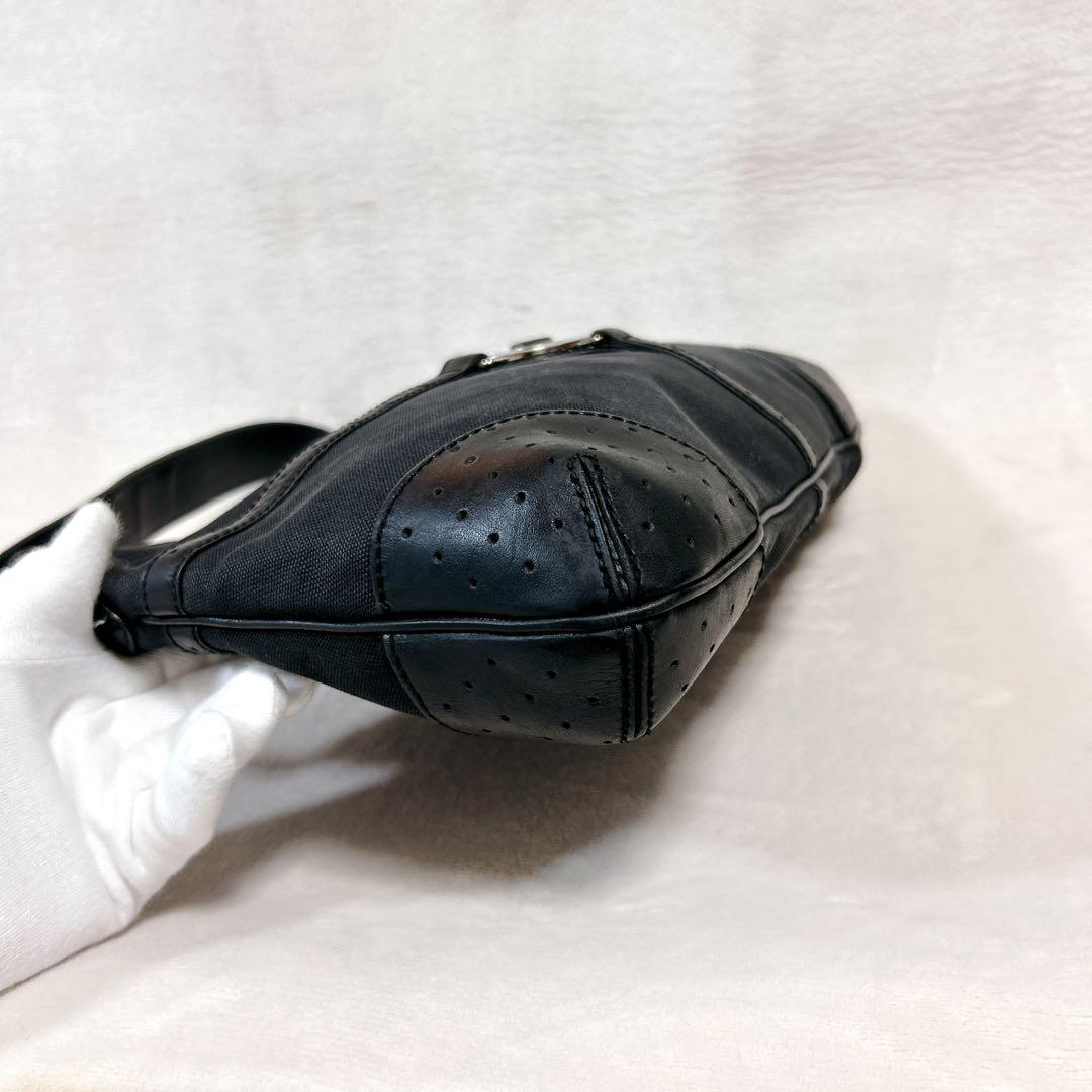 ✨希少✨GUCCI グッチ ワンショルダー インターロッキング 黒 ビッグロゴ