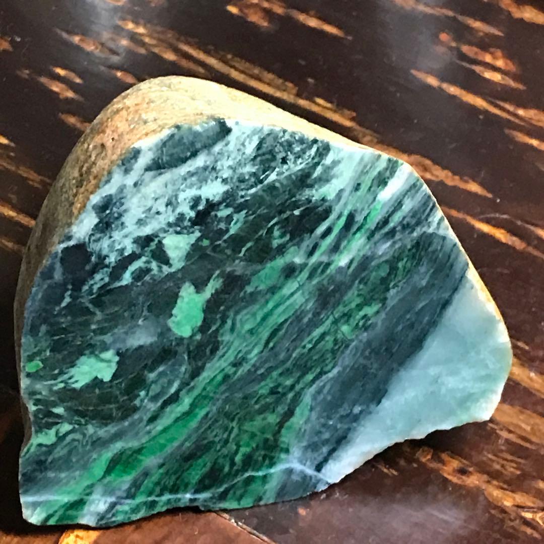 コスモクロア＋ヒスイ 原石 495g