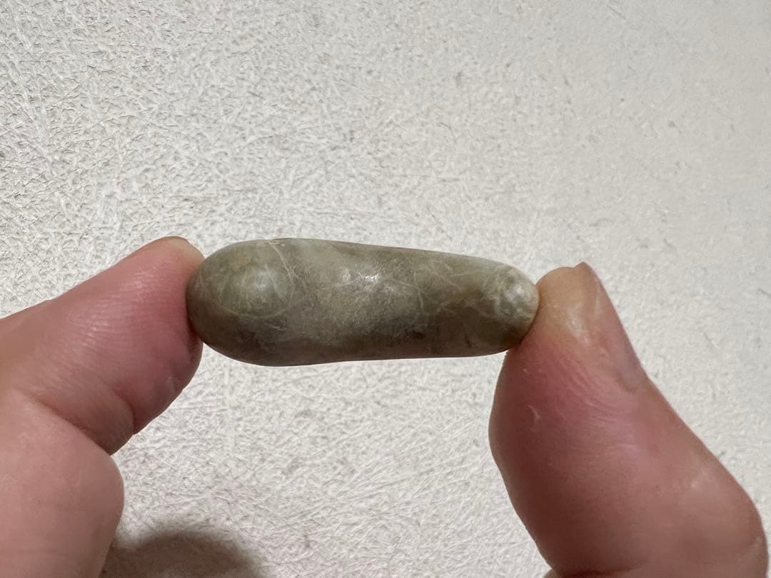 古墳 勾玉 滑石 茨城県 遺跡 出土 発掘 考古 骨董 古美術