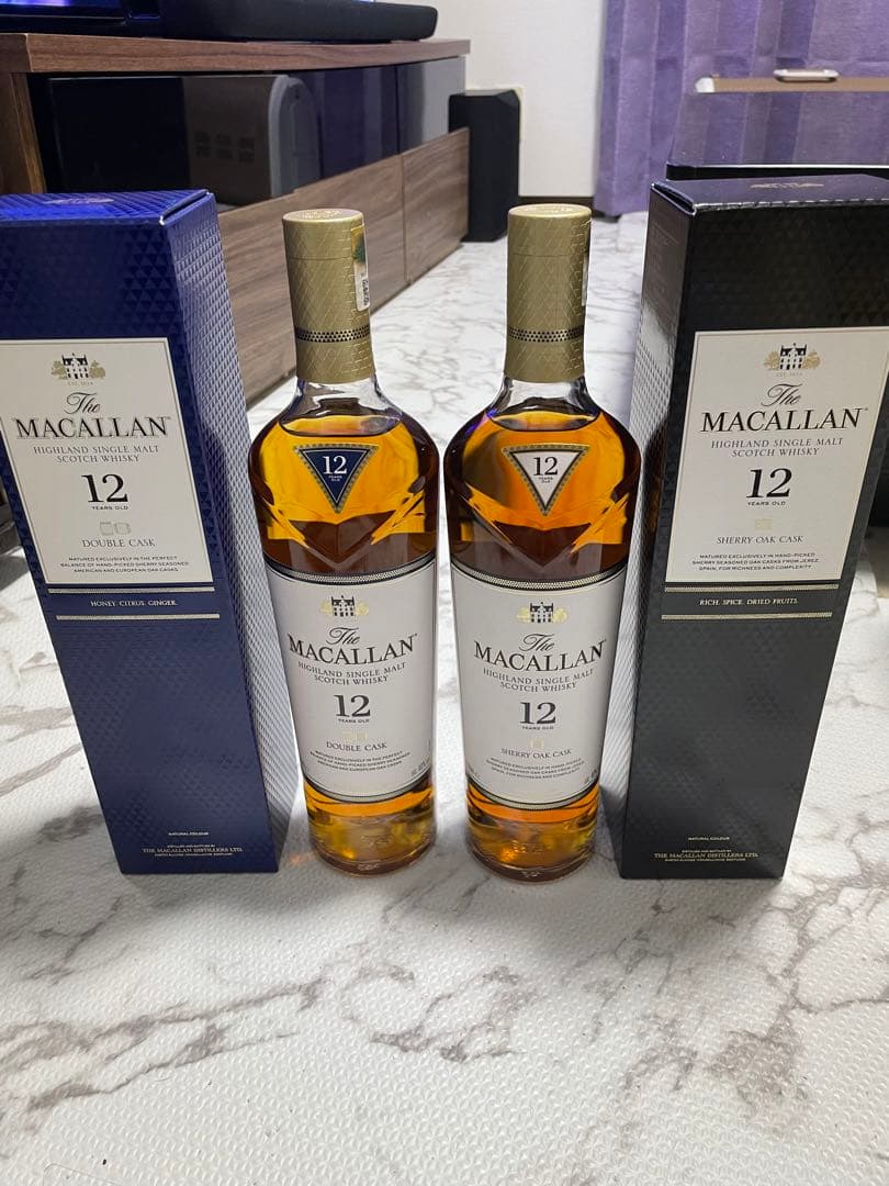 The Macallan 12年 シェリーオーク2本 山崎白州4本セット