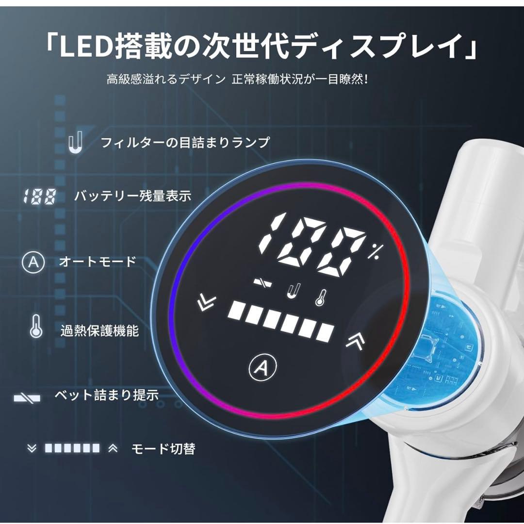 新品未使用】2in1充電スタンド付 75Kpa コードレス掃除機 - メルカリ