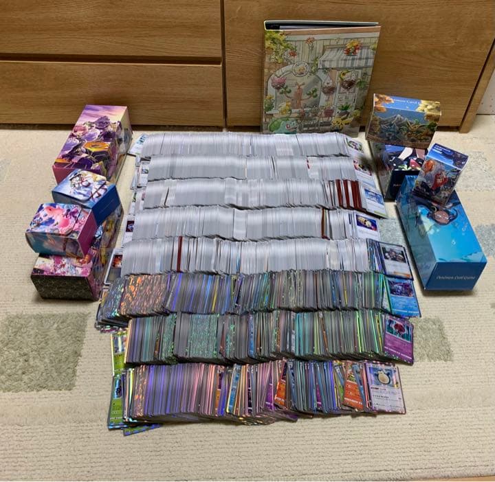 人気 ポケモンカード引退品まとめ売り(トレーナーズ約4500枚、レア約