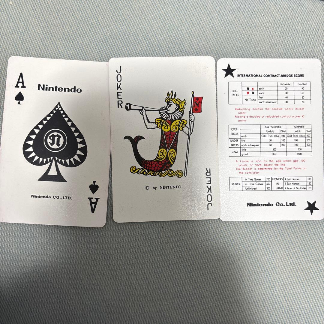 任天堂 トランプ 超希少 絶版 公式確認済み 型番不明 ニンテンドー 激レア
