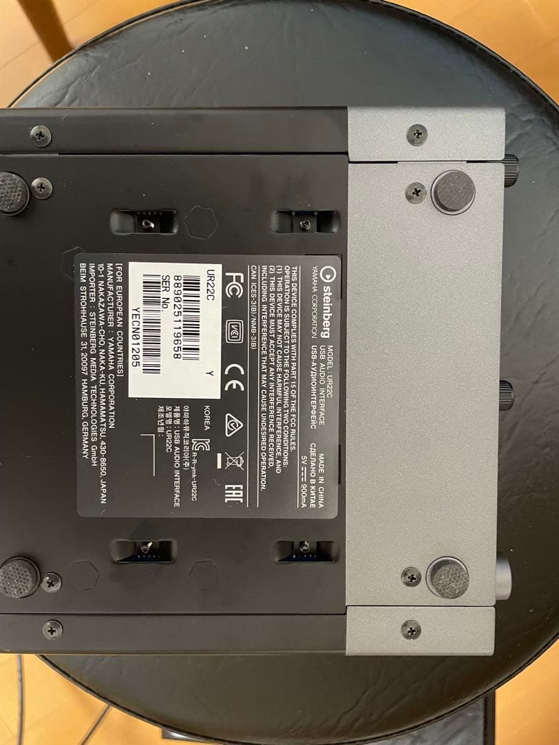 Steinberg UR 22 C USBオーディオインターフェイス