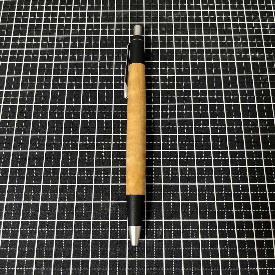 野原工芸 シャープペンシル とち杢 艶消しシルバー