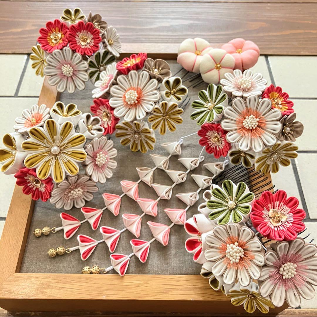 七五三用花飾り