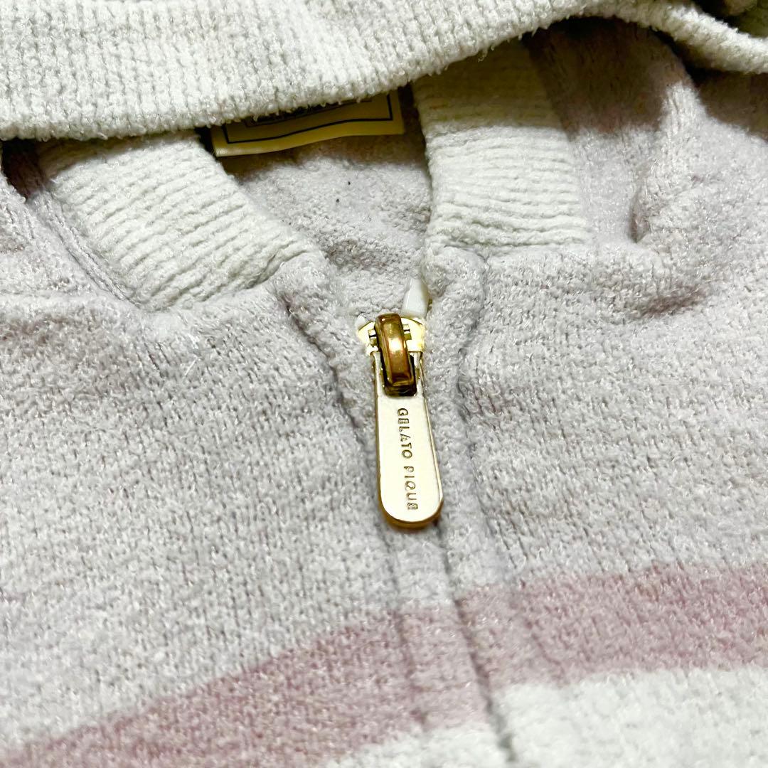 ジェラピケまとめ売りレディースルームウェアホワイトセットアップパーカー