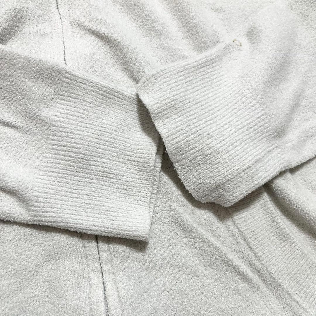 ジェラピケまとめ売りレディースルームウェアホワイトセットアップパーカー