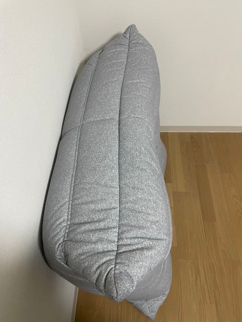 50周年限定生地 DENDENリーンロゼ トーゴ パフ ライトグレー