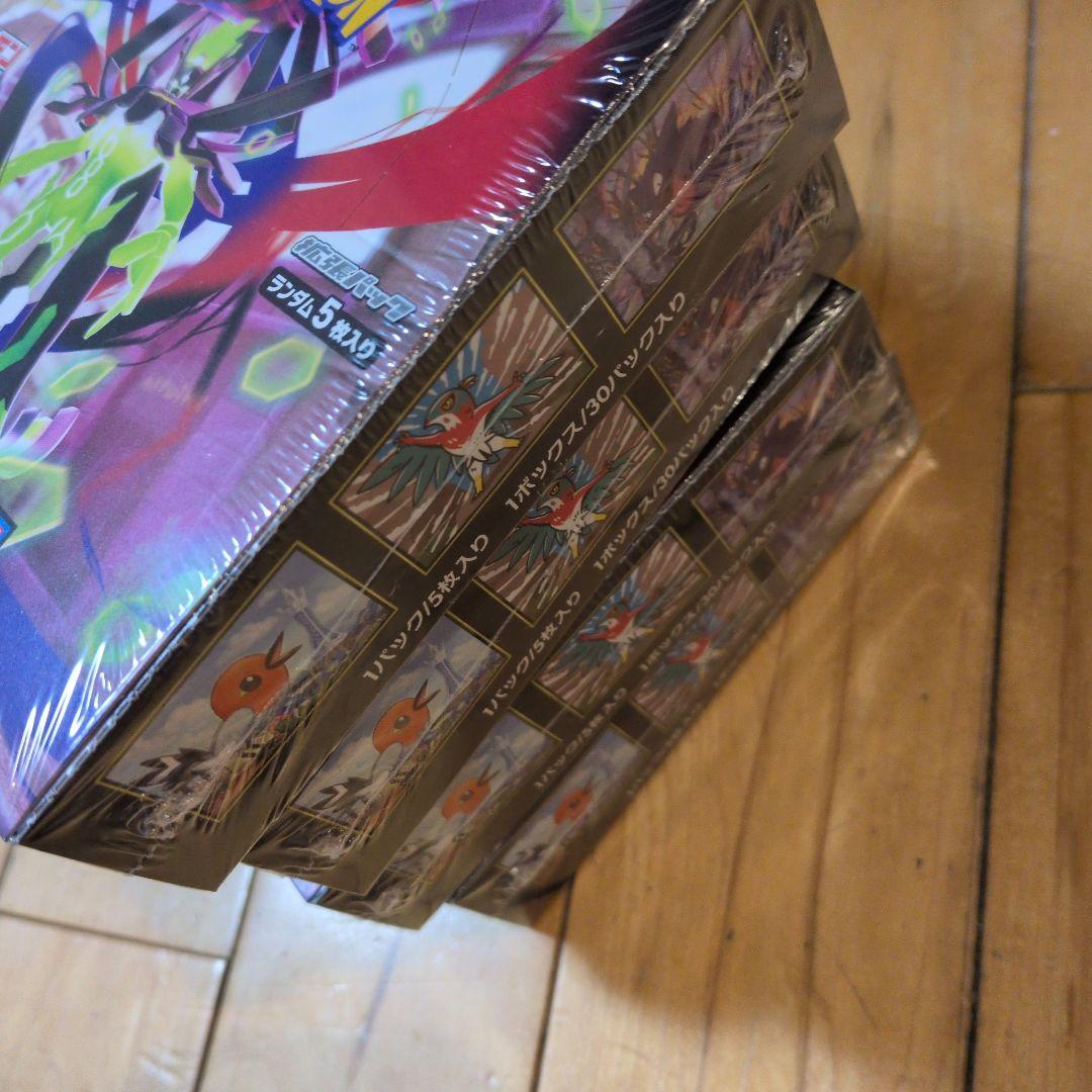 ムニキスゼロ4BOXシュリンク付き新品未開封ポケモンカード