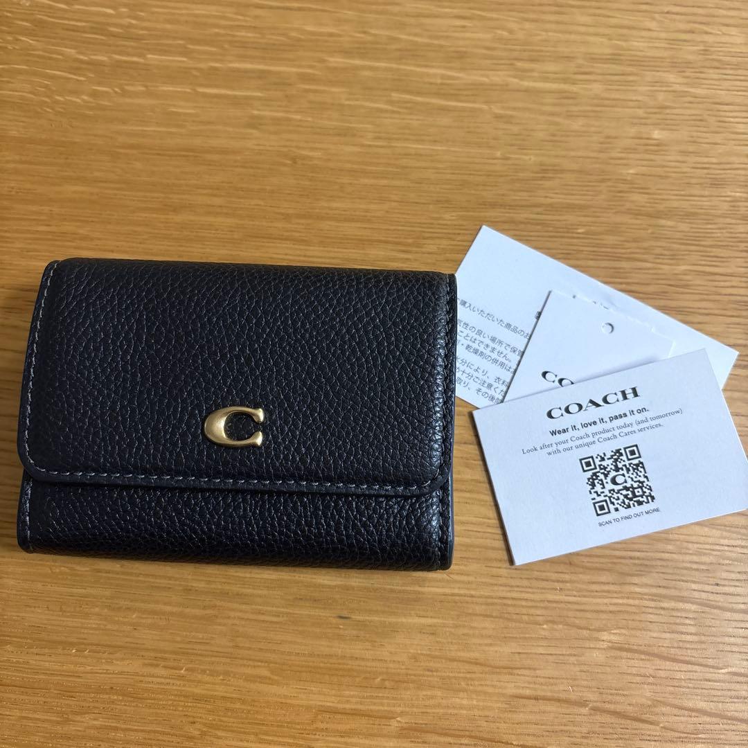 コーチ✴︎ミニ財布エッセンシャルフラップカードケース BPF03_CCY16 B4PY_PINK00?$VS_1500$