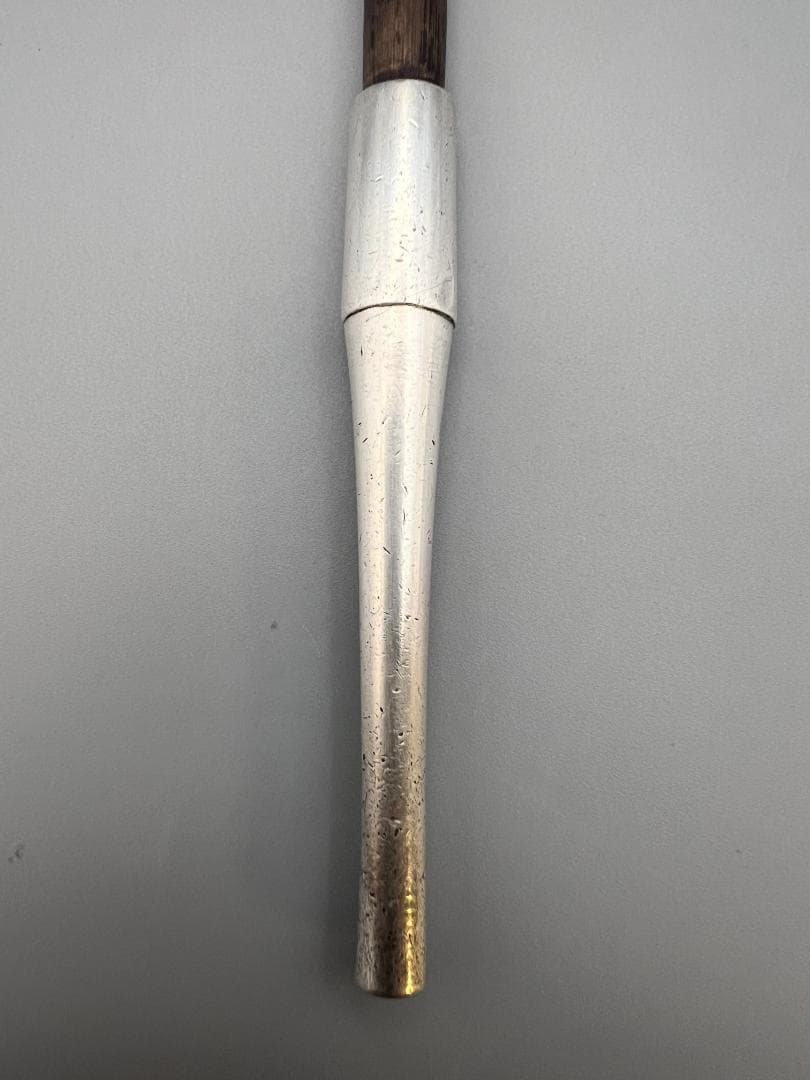 【海】純銀煙管　キセル　純刻印　小林在銘　銀細工　アンティーク　重量約43g