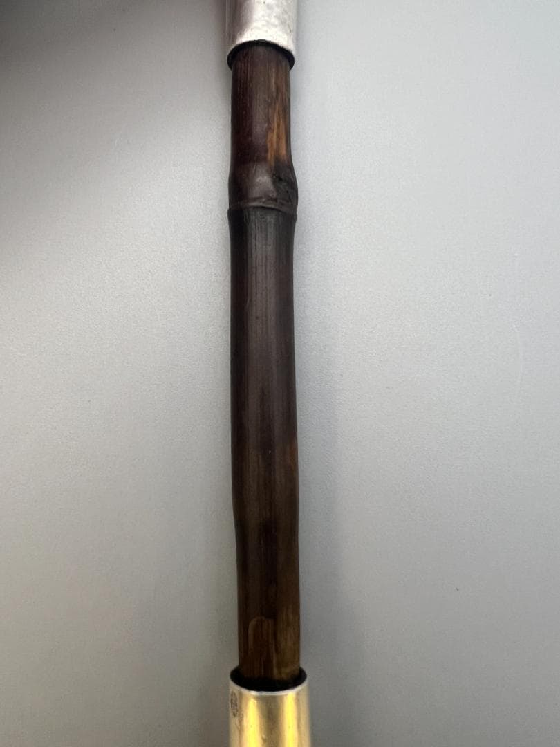 【海】純銀煙管　キセル　純刻印　小林在銘　銀細工　アンティーク　重量約43g