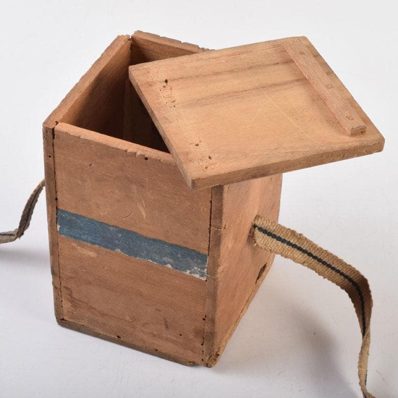 茶道具 黒漆 棗 時代箱付 V 9031