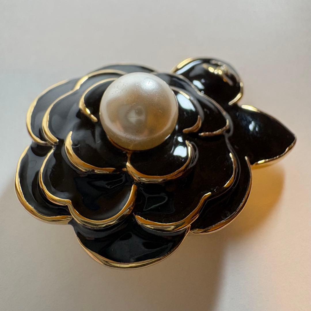 CHANEL シャネル ブローチ カメリア 花 ヴィンテージ バラ ピンバッジ