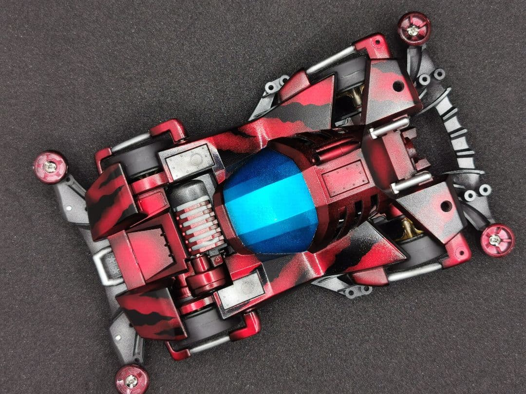 ミニ四駆 オリジナル塗装品 ブロッケンギガントG MINI 4WD 銀 ミニ四駆