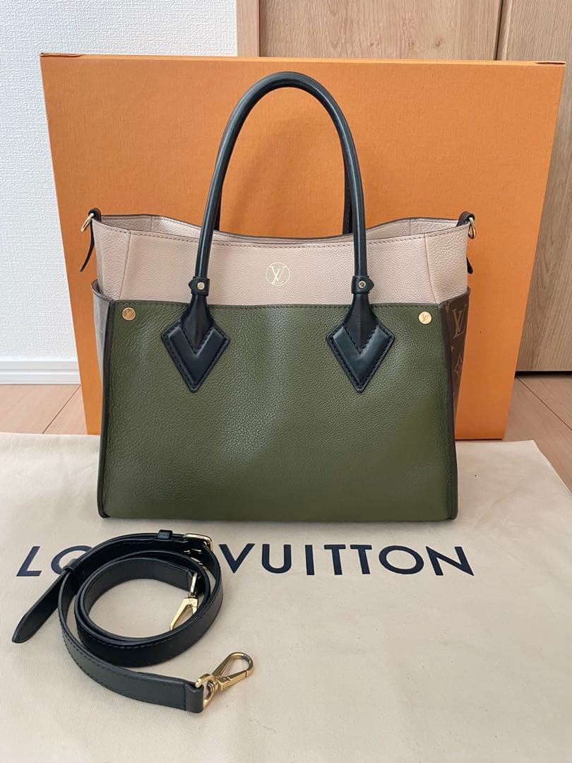 RFID 正規品 ルイヴィトン オンマイサイドMM ハンドバッグ