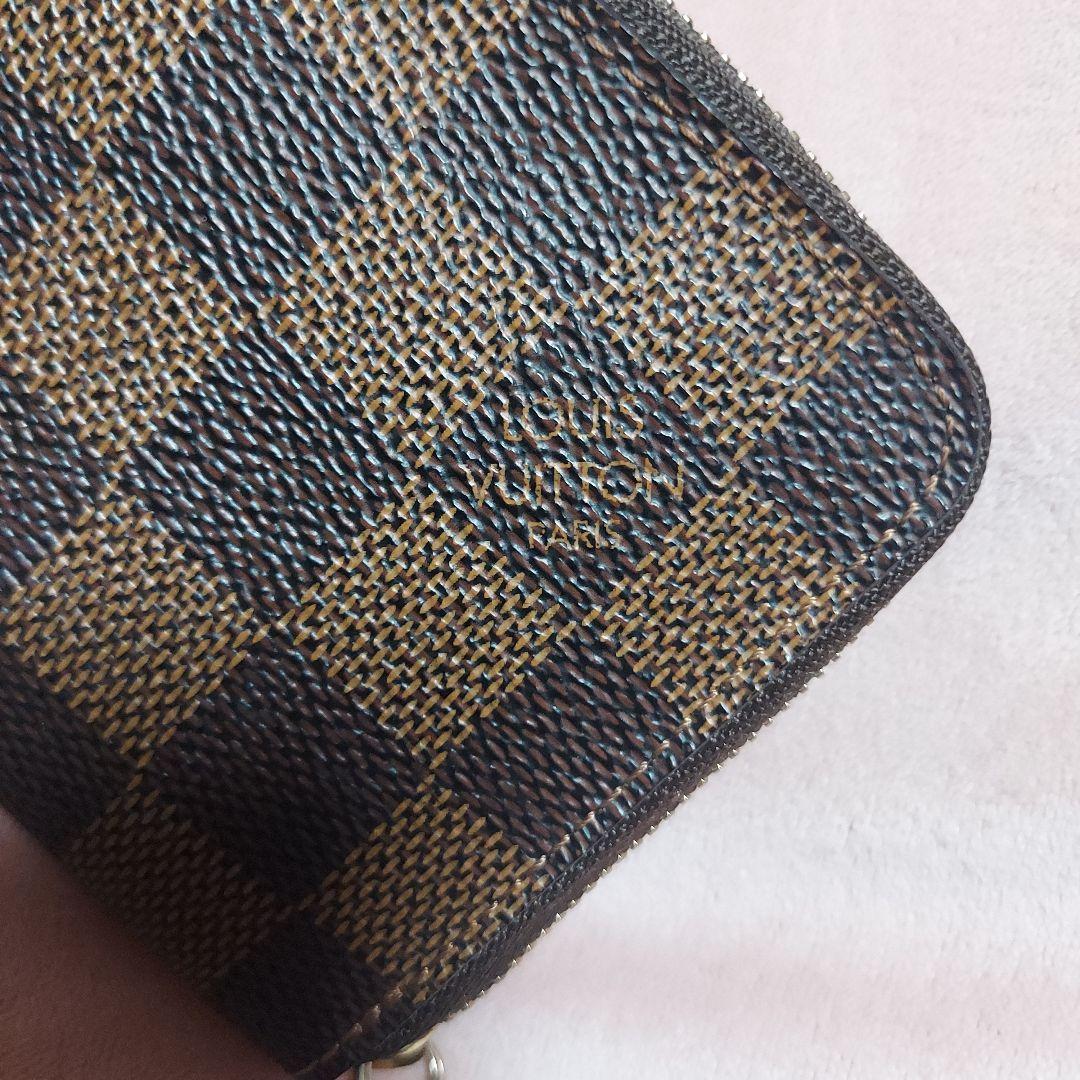 ルイヴィトン　ダミエ　二つ折り財布　パース