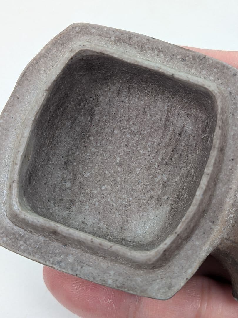 金重利陶苑 備前焼 子香合 合箱合布 抹茶道具 香道具 香盒