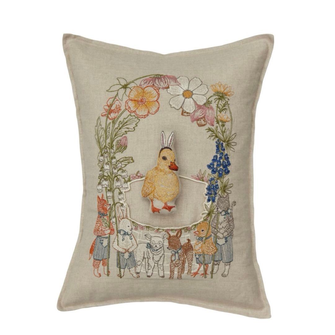 最終SALE⭐︎Coral&Tusk ドール付クッションカバー イースター アヒル