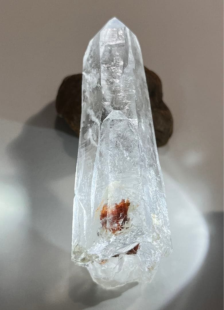 炎の精霊ঌ アンフィボールインクォーツ✨ 原石 ポイント クリスタル 水晶