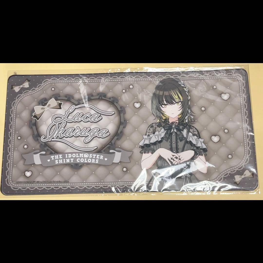 シャニマス めろきゅん♡モノクローム 斑鳩ルカ デスクマット プレイマット シャニマス めろきゅん♡モノクローム 斑鳩ルカ デスクマット プレイ