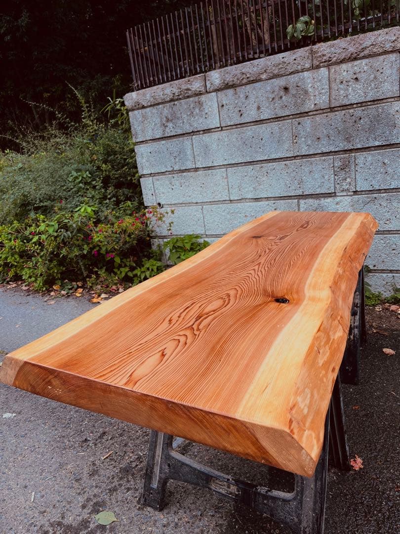 [セール品]紀州杉　一枚板　ダイニングテーブル