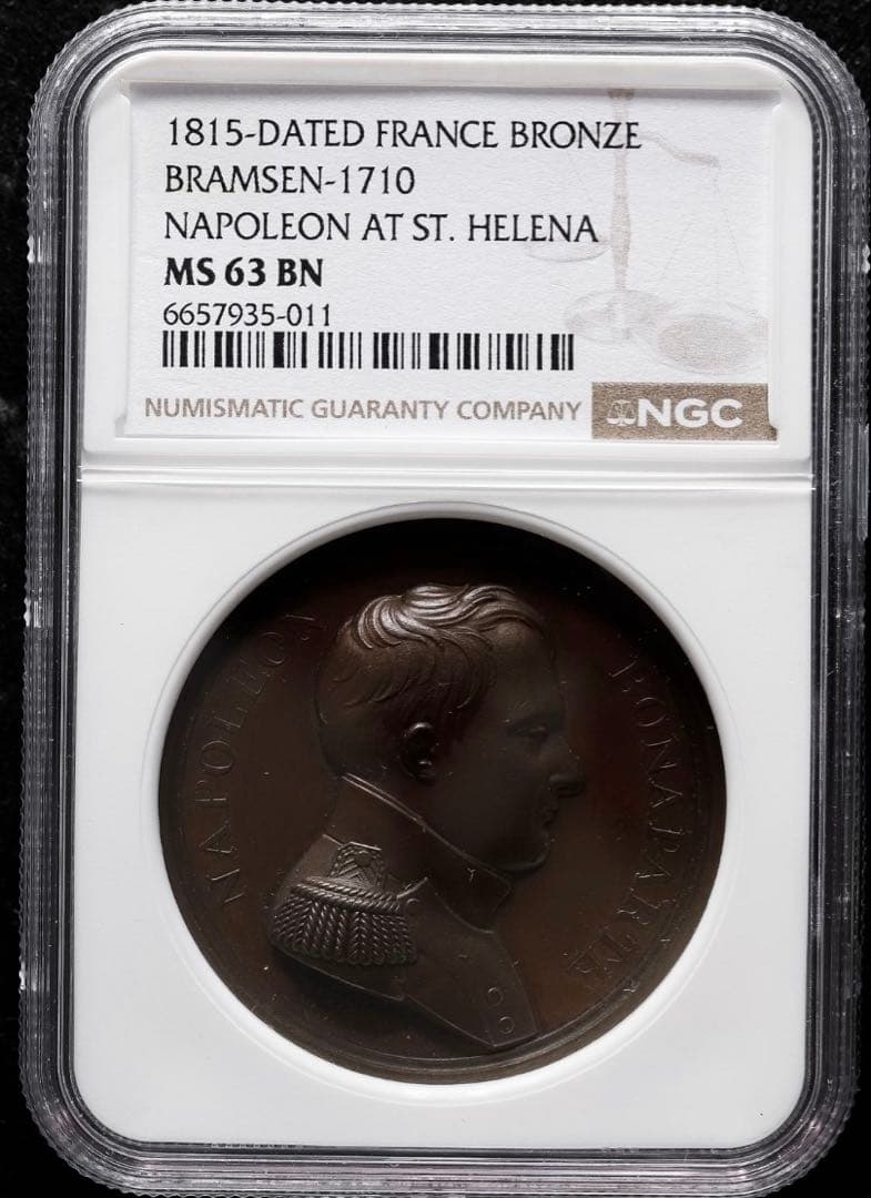 ナポレオン1世 セントヘレナでの幽閉 ブロンズメダル