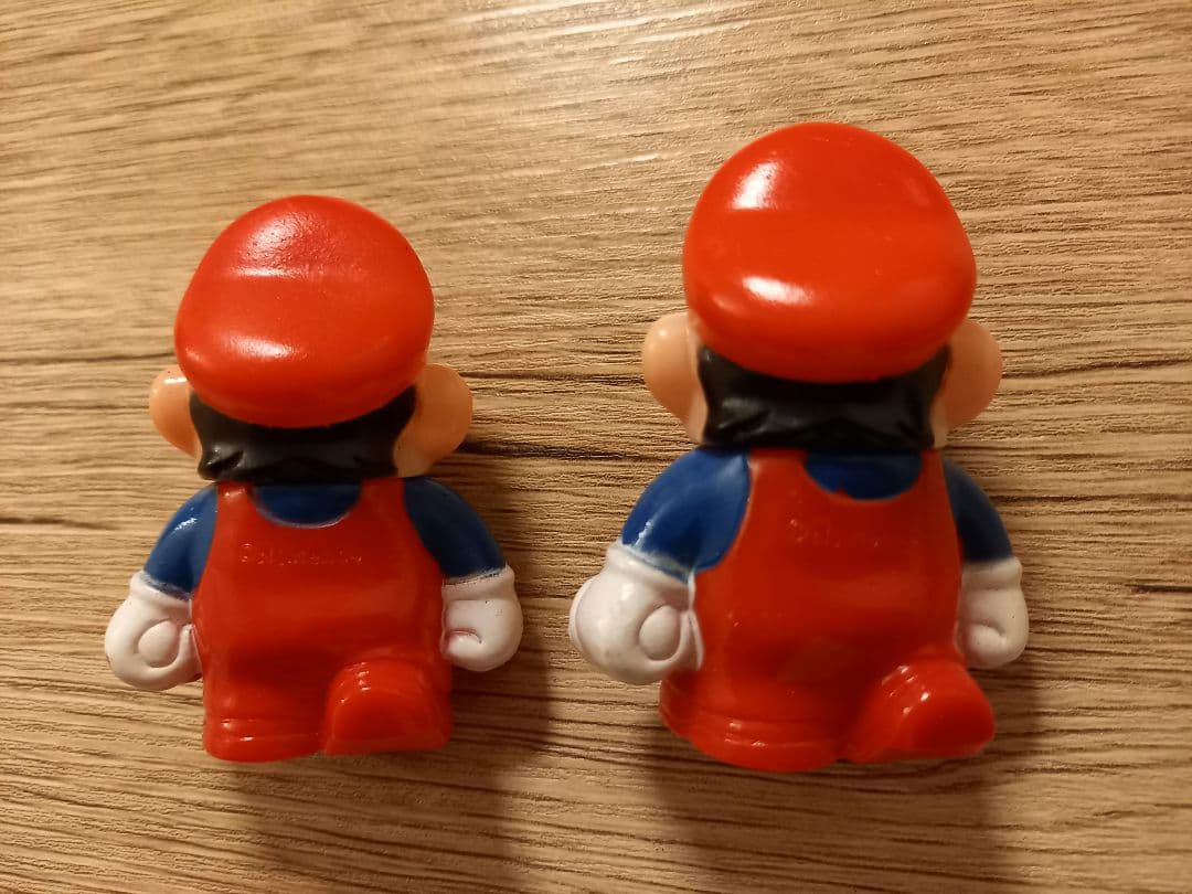 『希少レトロ』バンダイ　ハッスルマリオルイージー5体セット　ソフビ1986年食玩