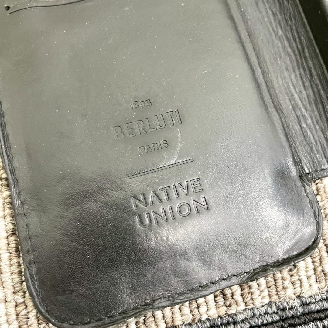 BERLUTI　ベルルッティ　iPhoneケース　手帳　カリグラフィー
