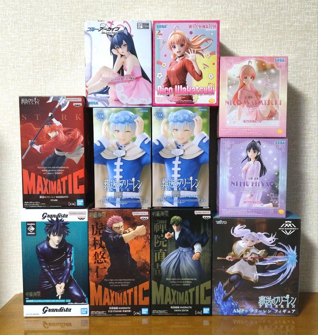 未開封】最新 旧作 プライズ 美少女 ジャンプ系 フィギュア 11点セット