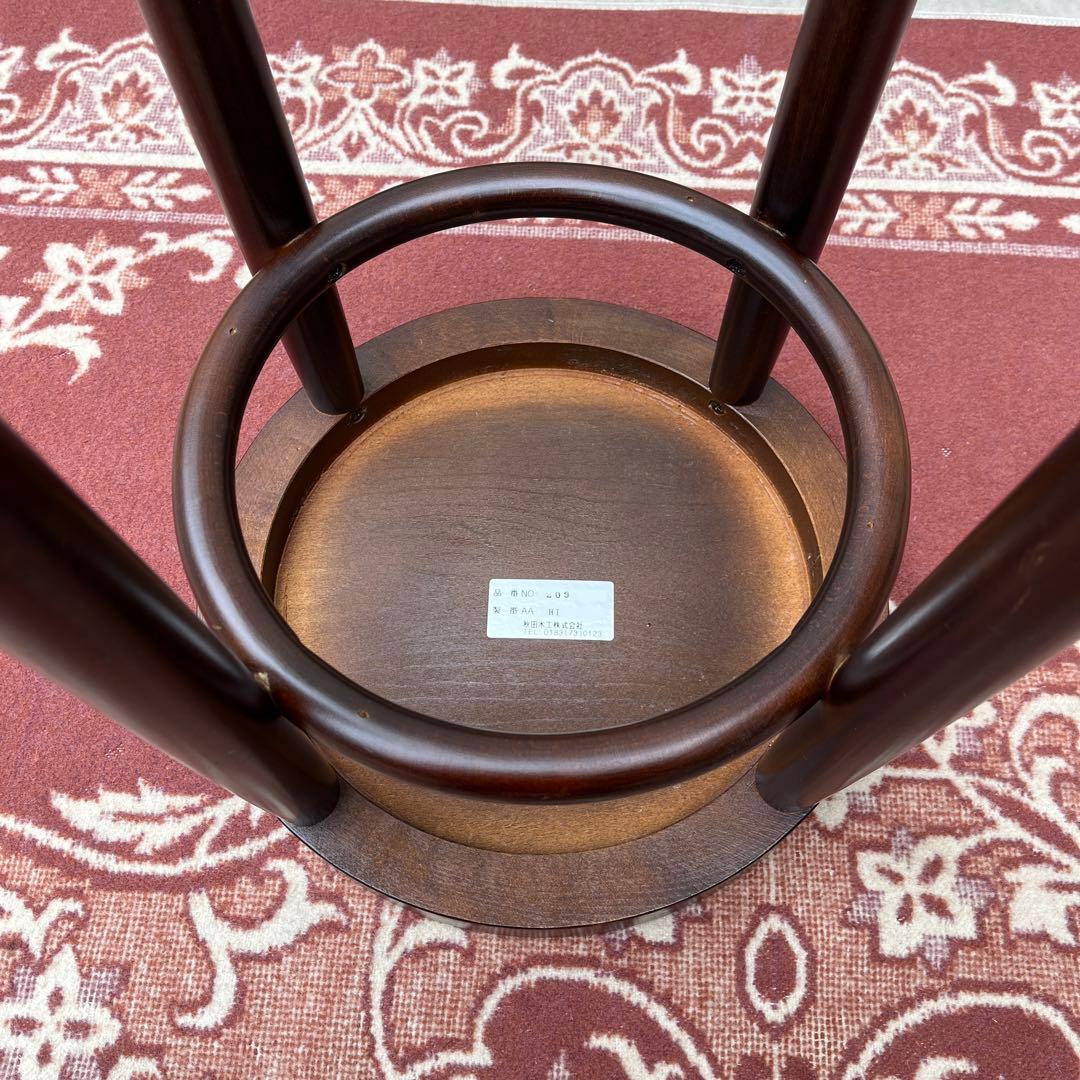 秋田木工 AKIMOKU ◾️曲木フレーム 木製スツール 木製家具